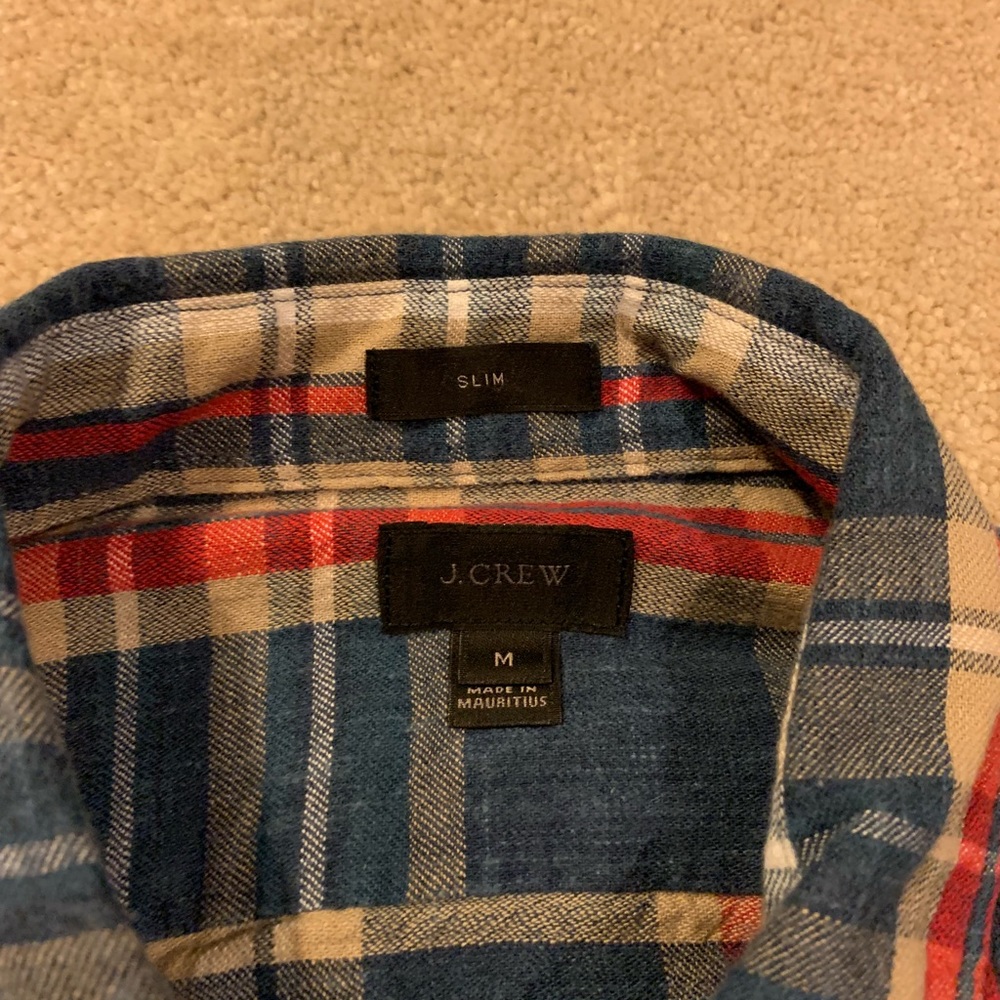Jcrew Patterned Flannel Button Down - image 3